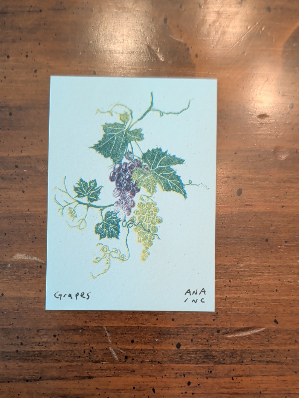 Inciardi Maine Mini Print Grapes